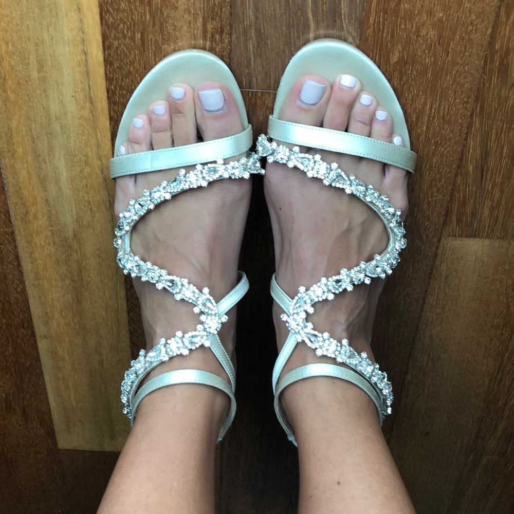 Badgley Mischka wedding shoes